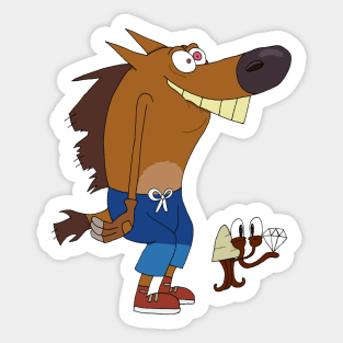 Zig Hyenacoot Sticker